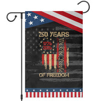 250 Years Of Freedom Garden Flag 250th America Anniversary Independence Day
