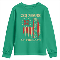 250 Years Of Freedom Youth Sweatshirt 250th America Anniversary Independence Day