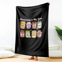 Democracy Is My Jam Throw Blanket Social Justice Protest Resist - Wonder Print Shop