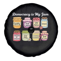 Democracy Is My Jam Spare Tire Cover Social Justice Protest Resist - Wonder Print Shop