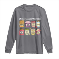 Democracy Is My Jam Long Sleeve Shirt Social Justice Protest Resist - Wonder Print Shop