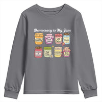 Democracy Is My Jam Youth Sweatshirt Social Justice Protest Resist - Wonder Print Shop