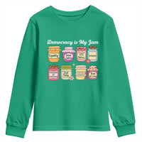 Democracy Is My Jam Youth Sweatshirt Social Justice Protest Resist - Wonder Print Shop