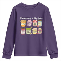 Democracy Is My Jam Youth Sweatshirt Social Justice Protest Resist - Wonder Print Shop