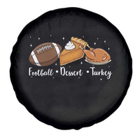 Funny Political Fall Season Spare Tire Cover Football Dessert Turkey Thanksgiving - Wonder Print Shop