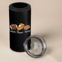 Funny Political Fall Season 4 in 1 Can Cooler Tumbler Football Dessert Turkey Thanksgiving - Wonder Print Shop