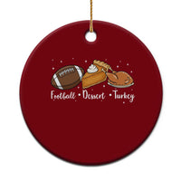 Funny Political Fall Season Ceramic Ornament Football Dessert Turkey Thanksgiving - Wonder Print Shop