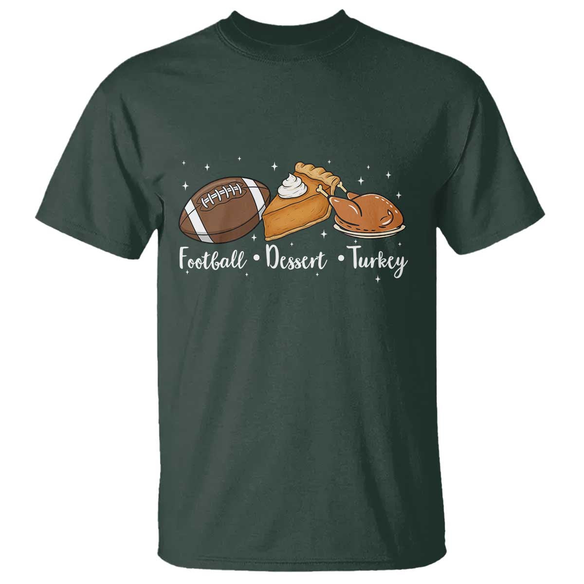 Funny Political Fall Season T Shirt Football Dessert Turkey Thanksgiving - Wonder Print Shop