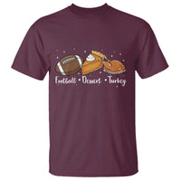 Funny Political Fall Season T Shirt Football Dessert Turkey Thanksgiving - Wonder Print Shop