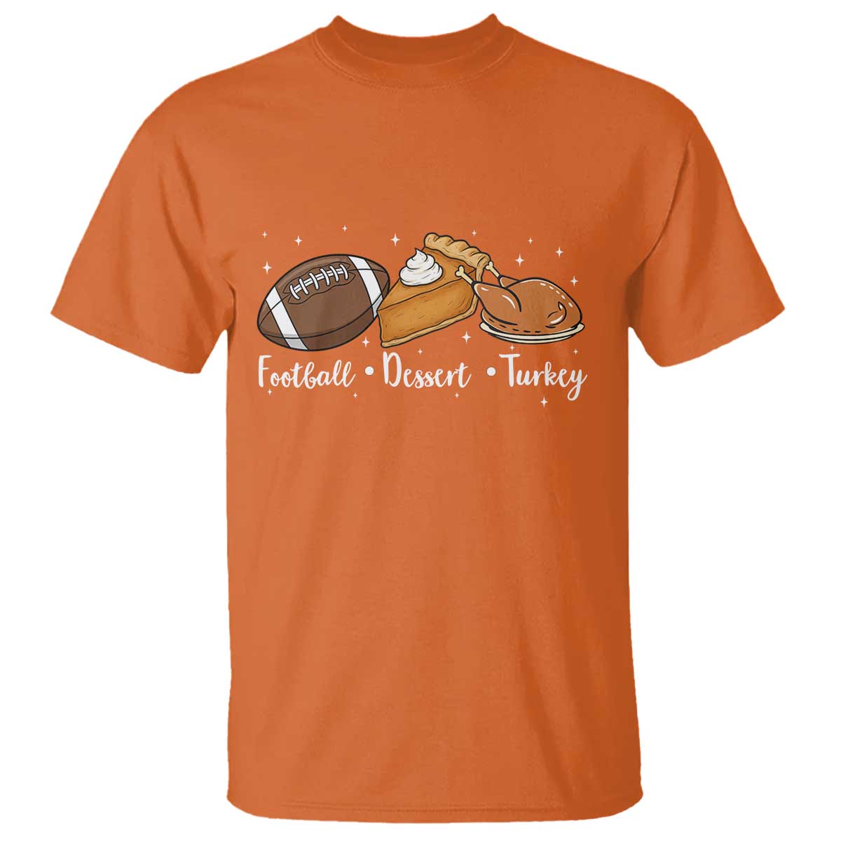Funny Political Fall Season T Shirt Football Dessert Turkey Thanksgiving - Wonder Print Shop
