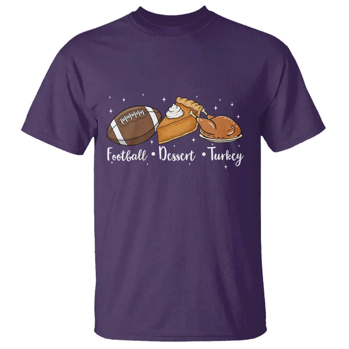 Funny Political Fall Season T Shirt Football Dessert Turkey Thanksgiving - Wonder Print Shop
