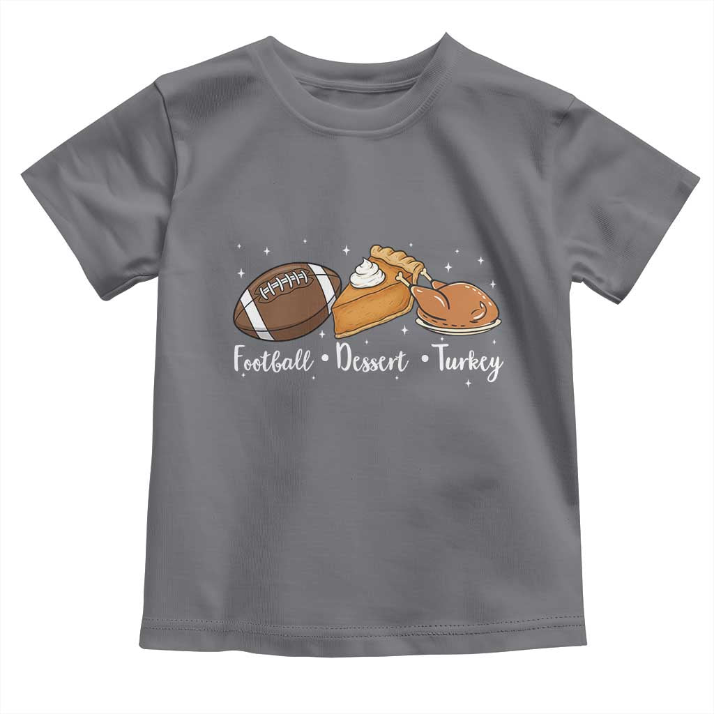 Funny Political Fall Season Toddler T Shirt Football Dessert Turkey Thanksgiving - Wonder Print Shop
