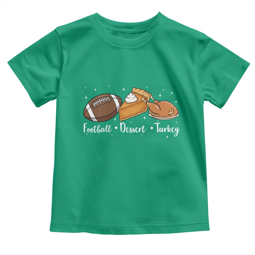 Funny Political Fall Season Toddler T Shirt Football Dessert Turkey Thanksgiving - Wonder Print Shop