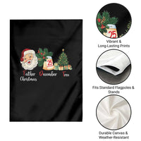 Funny Political Christmas Garden Flag Father Christmas December Tree - Wonder Print Shop