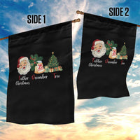 Funny Political Christmas Garden Flag Father Christmas December Tree - Wonder Print Shop