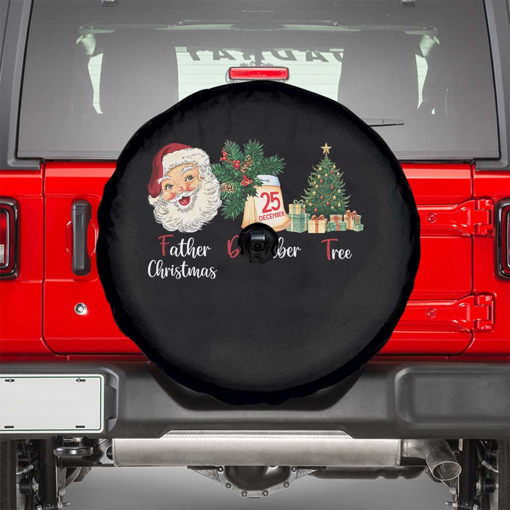 Funny Political Christmas Spare Tire Cover Father Christmas December Tree - Wonder Print Shop