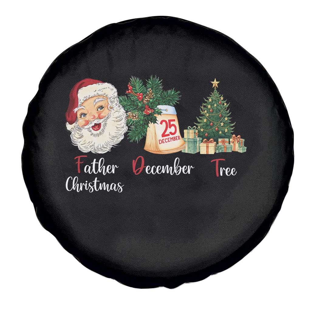 Funny Political Christmas Spare Tire Cover Father Christmas December Tree - Wonder Print Shop