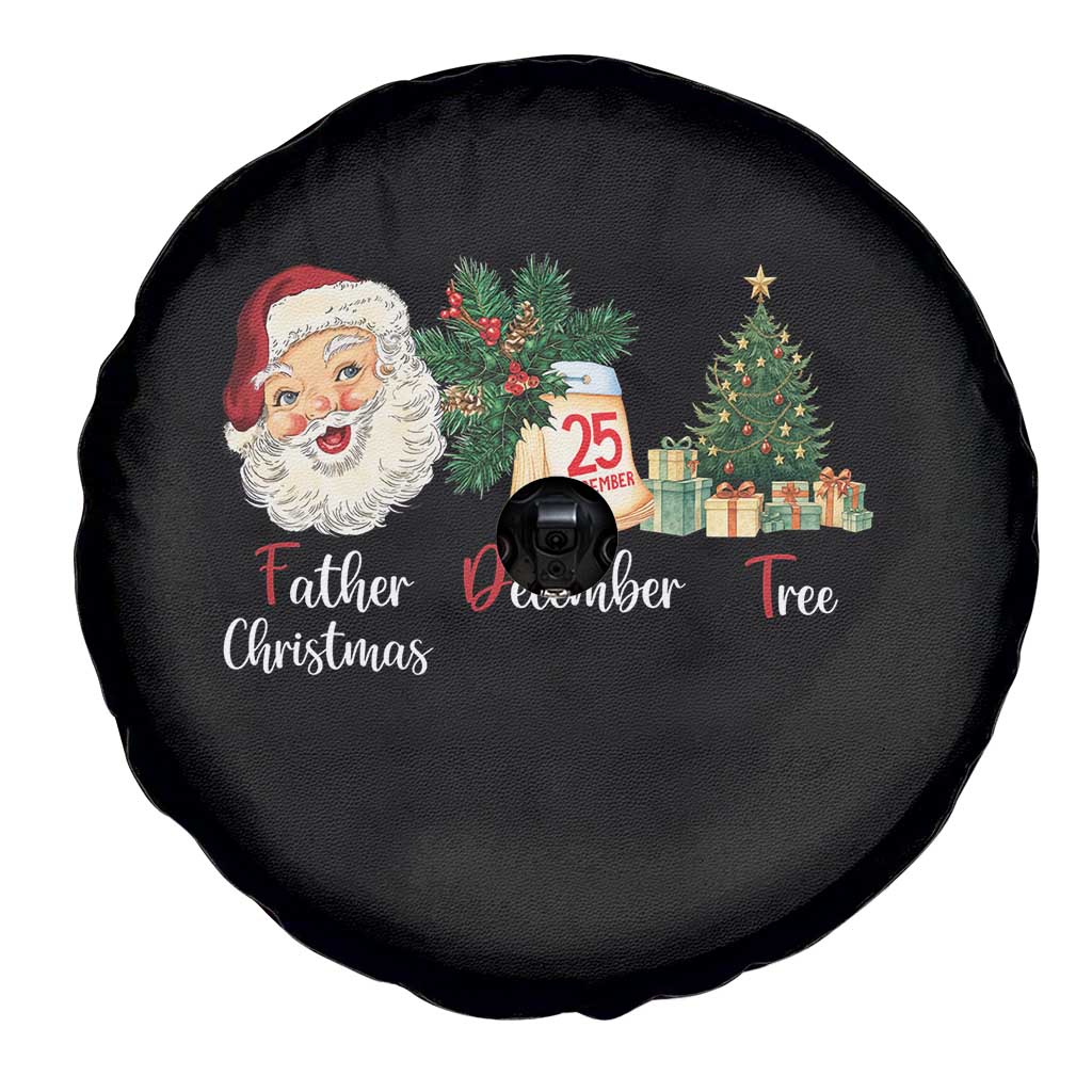 Funny Political Christmas Spare Tire Cover Father Christmas December Tree - Wonder Print Shop