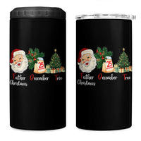 Funny Political Christmas 4 in 1 Can Cooler Tumbler Father Christmas December Tree - Wonder Print Shop
