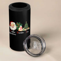 Funny Political Christmas 4 in 1 Can Cooler Tumbler Father Christmas December Tree - Wonder Print Shop