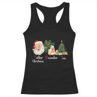 Funny Political Christmas Racerback Tank Top Father Christmas December Tree - Wonder Print Shop