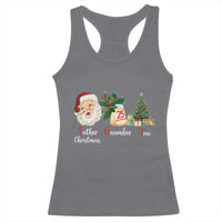 Funny Political Christmas Racerback Tank Top Father Christmas December Tree - Wonder Print Shop