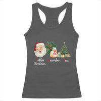 Funny Political Christmas Racerback Tank Top Father Christmas December Tree - Wonder Print Shop