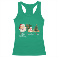 Funny Political Christmas Racerback Tank Top Father Christmas December Tree - Wonder Print Shop