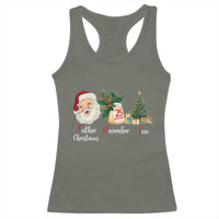 Funny Political Christmas Racerback Tank Top Father Christmas December Tree - Wonder Print Shop