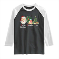 Funny Political Christmas Raglan Shirt Father Christmas December Tree - Wonder Print Shop
