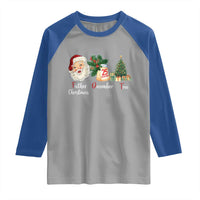 Funny Political Christmas Raglan Shirt Father Christmas December Tree - Wonder Print Shop