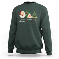 Funny Political Christmas Sweatshirt Father Christmas December Tree - Wonder Print Shop