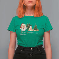 Funny Political Christmas T Shirt For Women Father Christmas December Tree - Wonder Print Shop