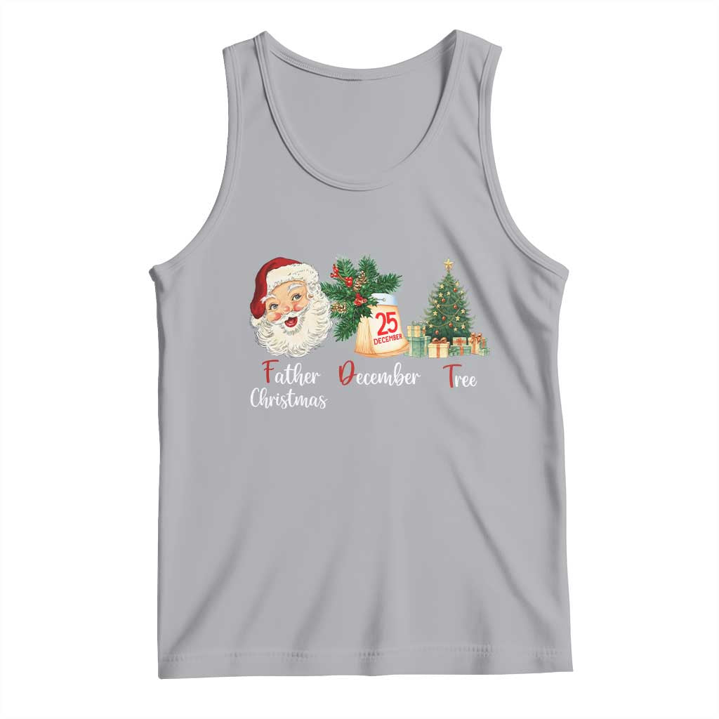 Funny Political Christmas Tank Top Father Christmas December Tree - Wonder Print Shop
