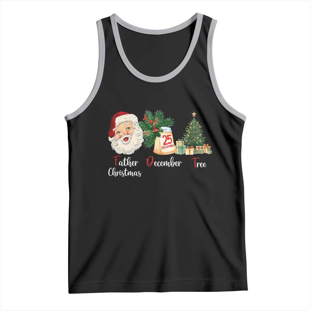 Funny Political Christmas Tank Top Father Christmas December Tree - Wonder Print Shop