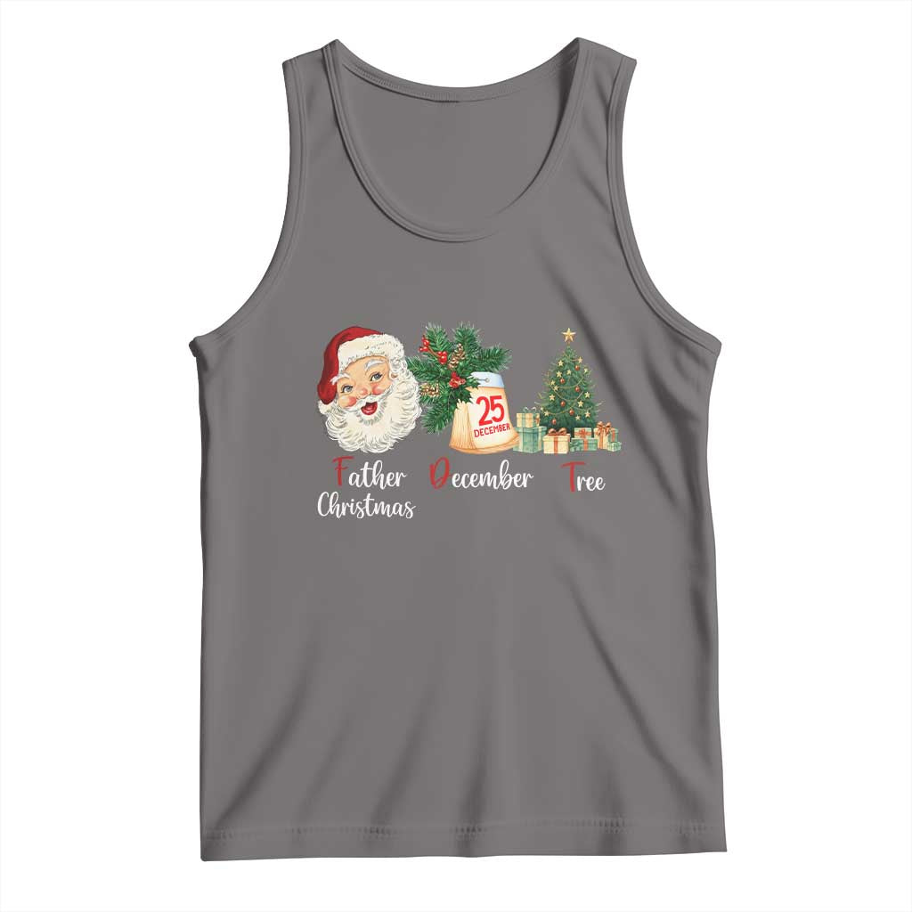 Funny Political Christmas Tank Top Father Christmas December Tree - Wonder Print Shop