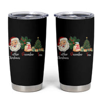 Funny Political Christmas Tumbler Cup Father Christmas December Tree - Wonder Print Shop