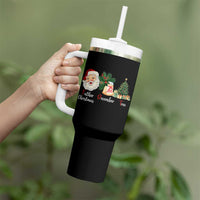 Funny Political Christmas Tumbler With Handle Father Christmas December Tree - Wonder Print Shop