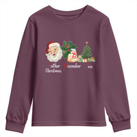 Funny Political Christmas Youth Sweatshirt Father Christmas December Tree - Wonder Print Shop