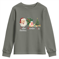 Funny Political Christmas Youth Sweatshirt Father Christmas December Tree - Wonder Print Shop