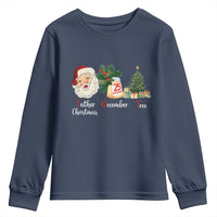 Funny Political Christmas Youth Sweatshirt Father Christmas December Tree - Wonder Print Shop