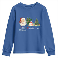 Funny Political Christmas Youth Sweatshirt Father Christmas December Tree - Wonder Print Shop