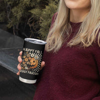 Happy Fall Resist Fascism Tumbler Cup Halloween Fall Pumpkin - Wonder Print Shop