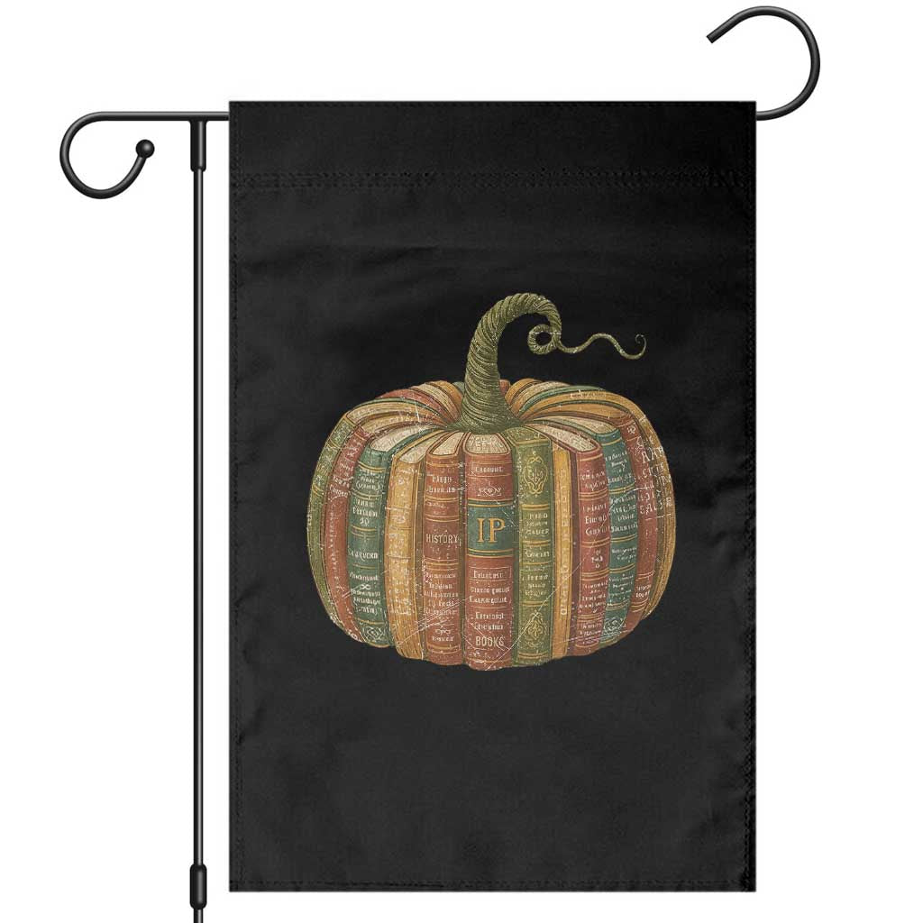 Book Pumpkin Autumn Fall Librarians Bookworm Teacher Garden Flag - Wonder Print Shop