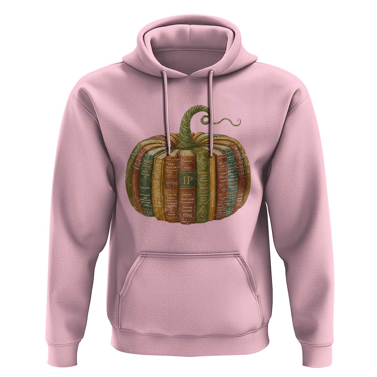 Book Pumpkin Autumn Fall Librarians Bookworm Teacher Hoodie - Wonder Print Shop