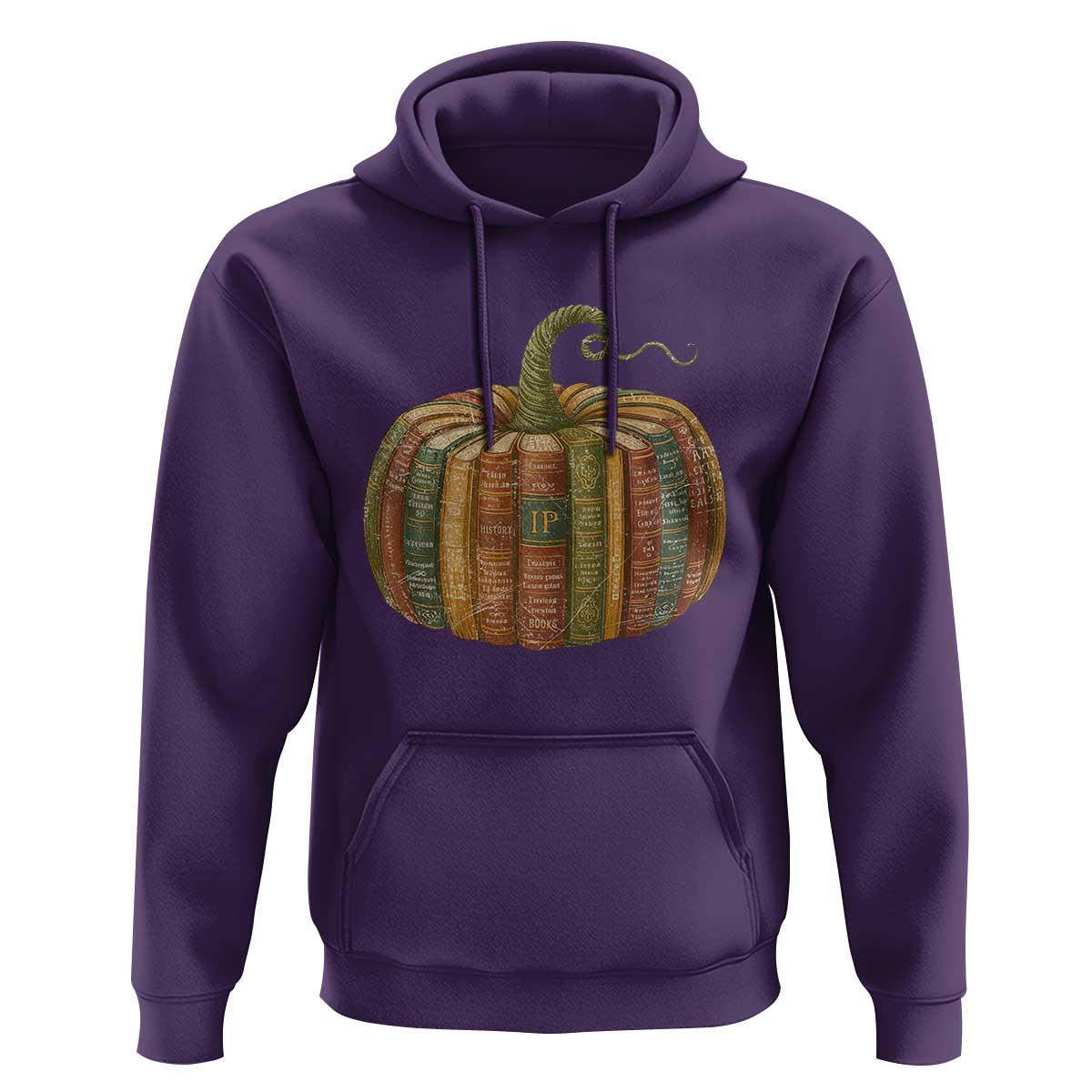 Book Pumpkin Autumn Fall Librarians Bookworm Teacher Hoodie - Wonder Print Shop