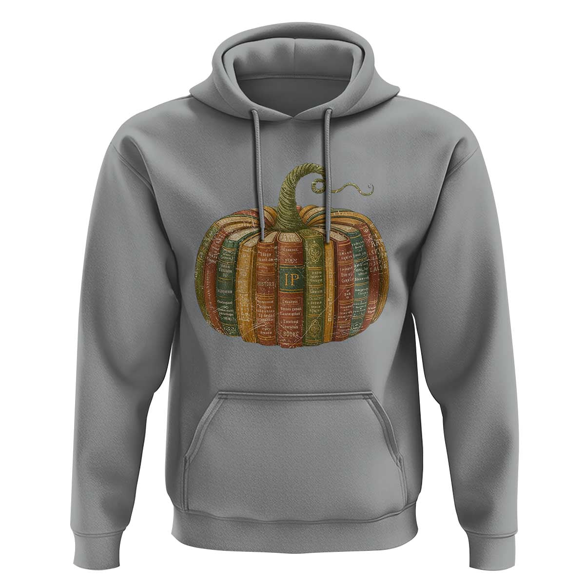 Book Pumpkin Autumn Fall Librarians Bookworm Teacher Hoodie - Wonder Print Shop