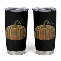 Book Pumpkin Autumn Fall Librarians Bookworm Teacher Tumbler Cup - Wonder Print Shop