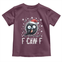 Funny F Caw F Christmas Crow Toddler T Shirt Santa Raven Xmas Holiday - Wonder Print Shop