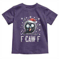 Funny F Caw F Christmas Crow Toddler T Shirt Santa Raven Xmas Holiday - Wonder Print Shop